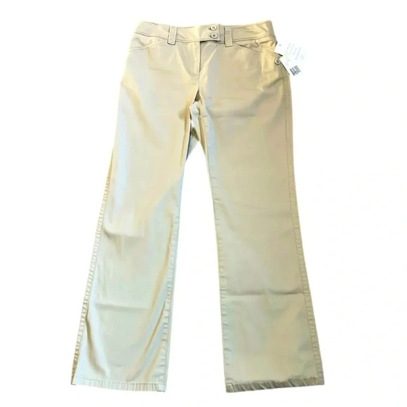 Jones New York Sport khaki Pants Tan Pockets Size 4P Casual Stretch Neutral NWT - Picture 15 of 15